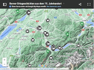 Pilotprojekt - Zusätzliche Verlinkungen und Georeferenzierung von Berner Ortsgeschichten